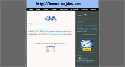 Desktop Screenshot of lamax.najdes.com